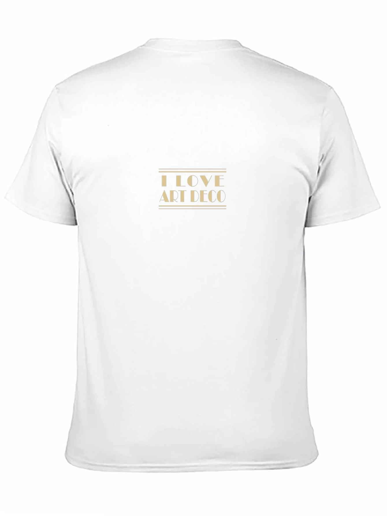 I Love Art Deco Black T-Shirt