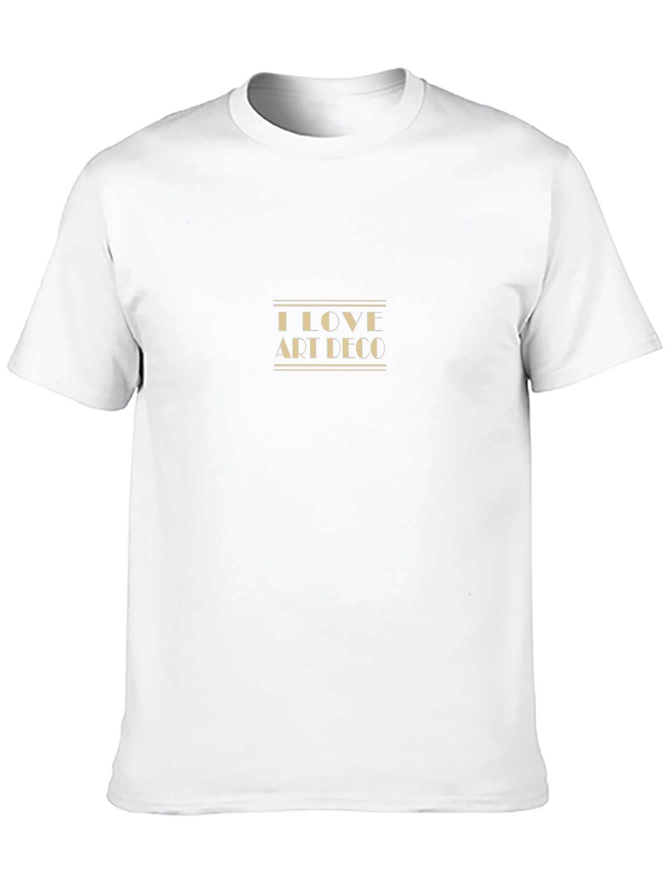 I Love Art Deco Black T-Shirt