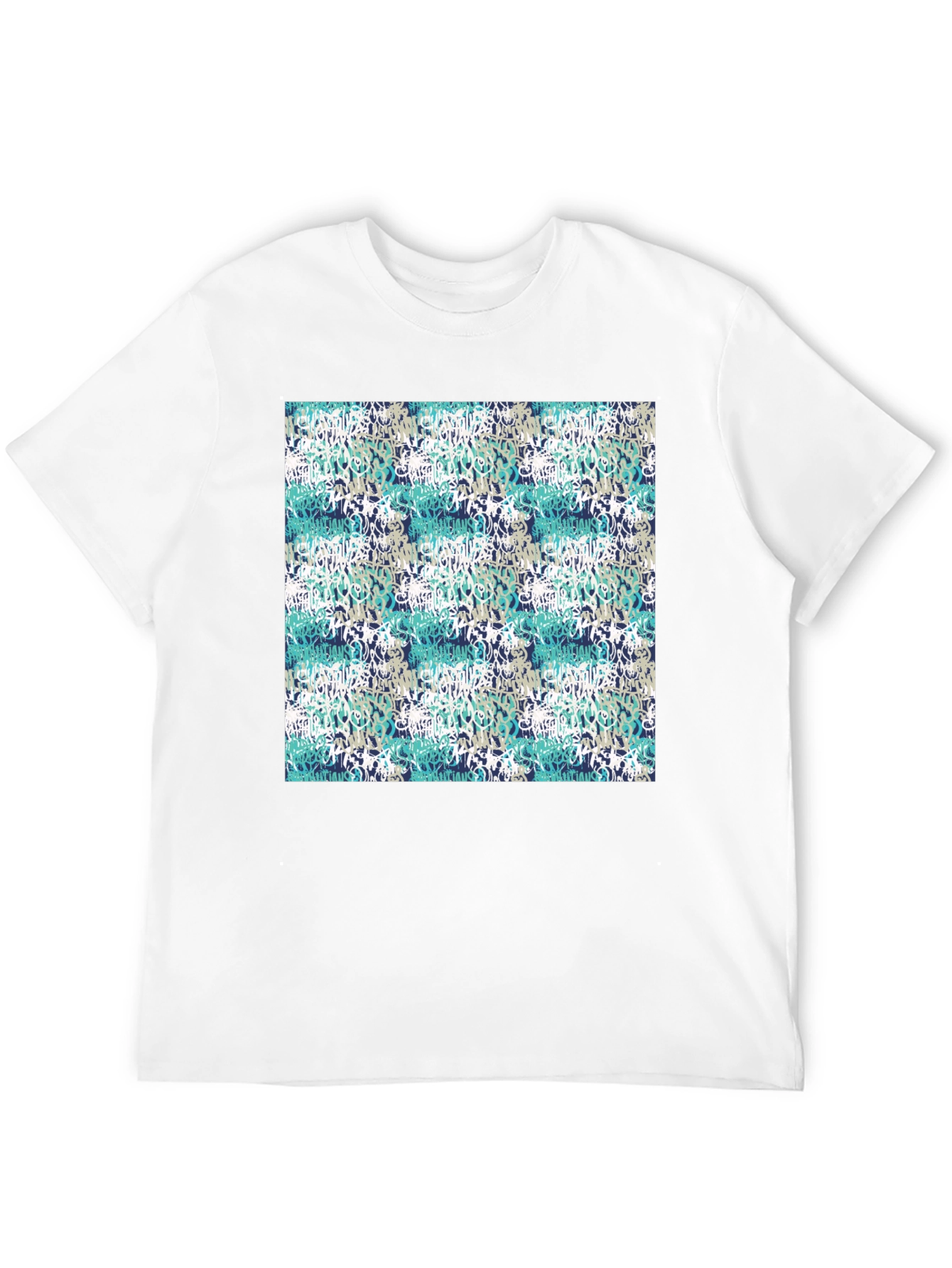 Graffiti Print Black T-Shirt - Urban Style