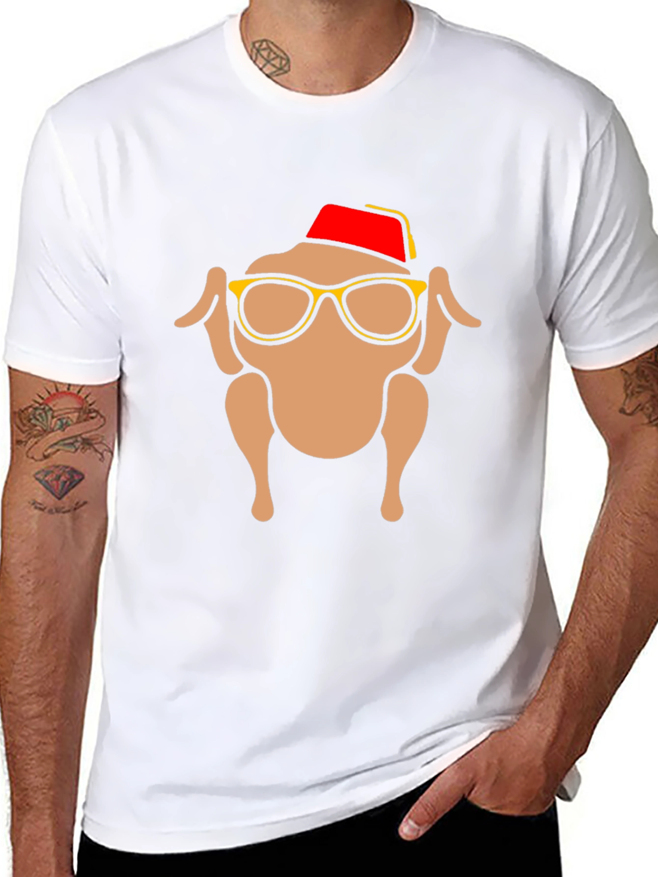 Funny Turkey T-Shirt - Thanksgiving Costume