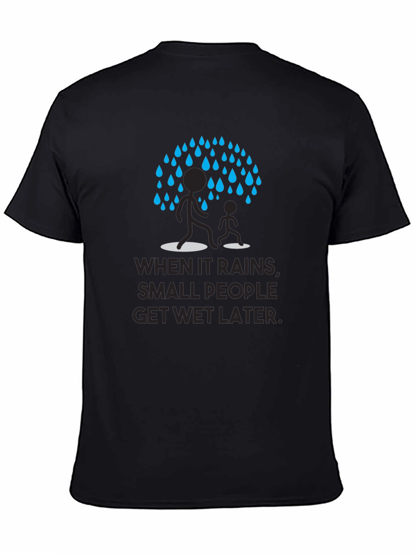 Humorous When It Rains Graphic Tee