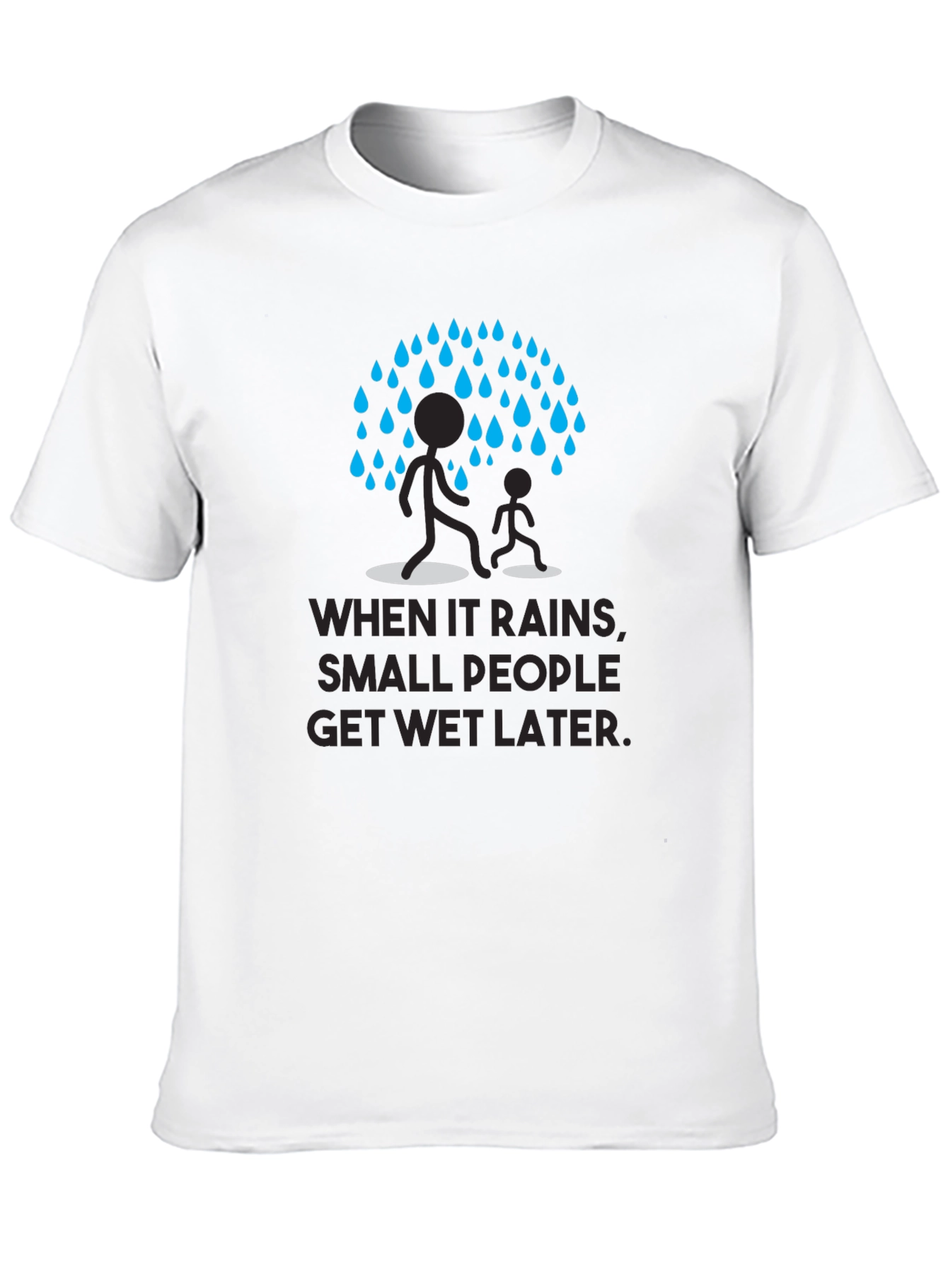 Humorous When It Rains Graphic Tee