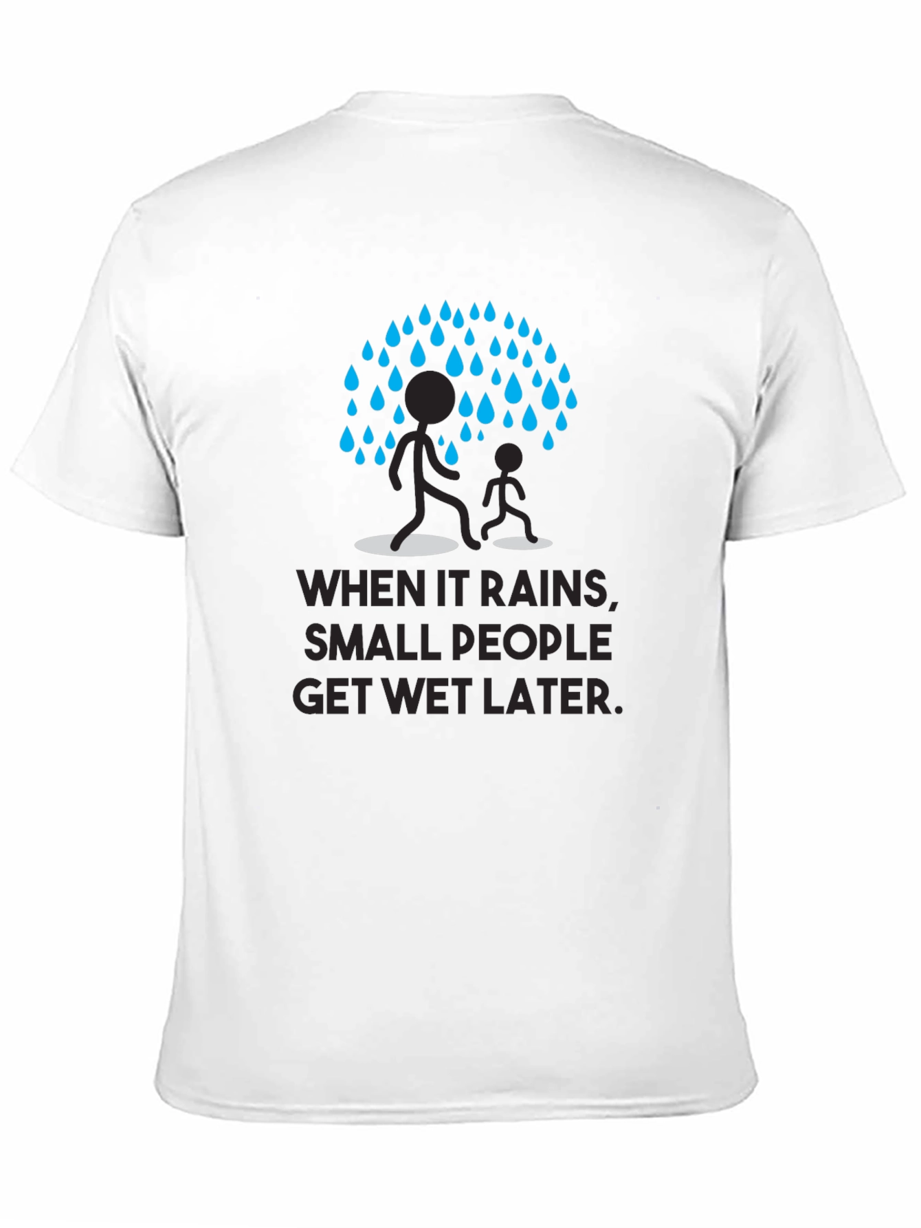 Humorous When It Rains Graphic Tee