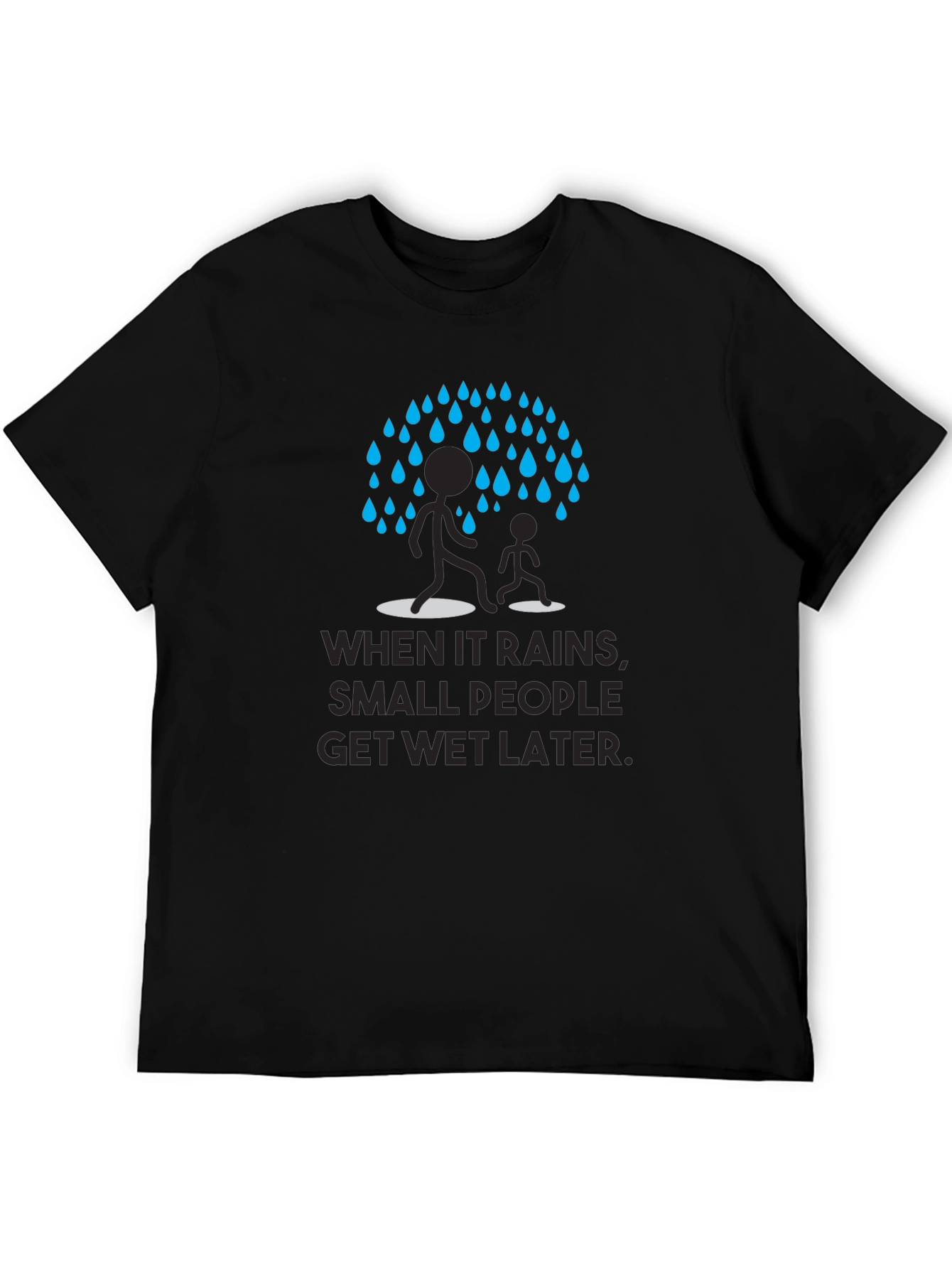 Humorous When It Rains Graphic Tee