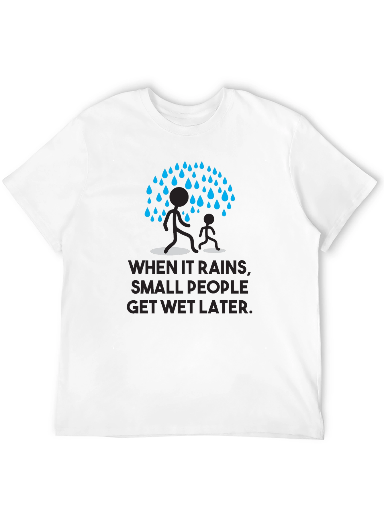 Humorous When It Rains Graphic Tee