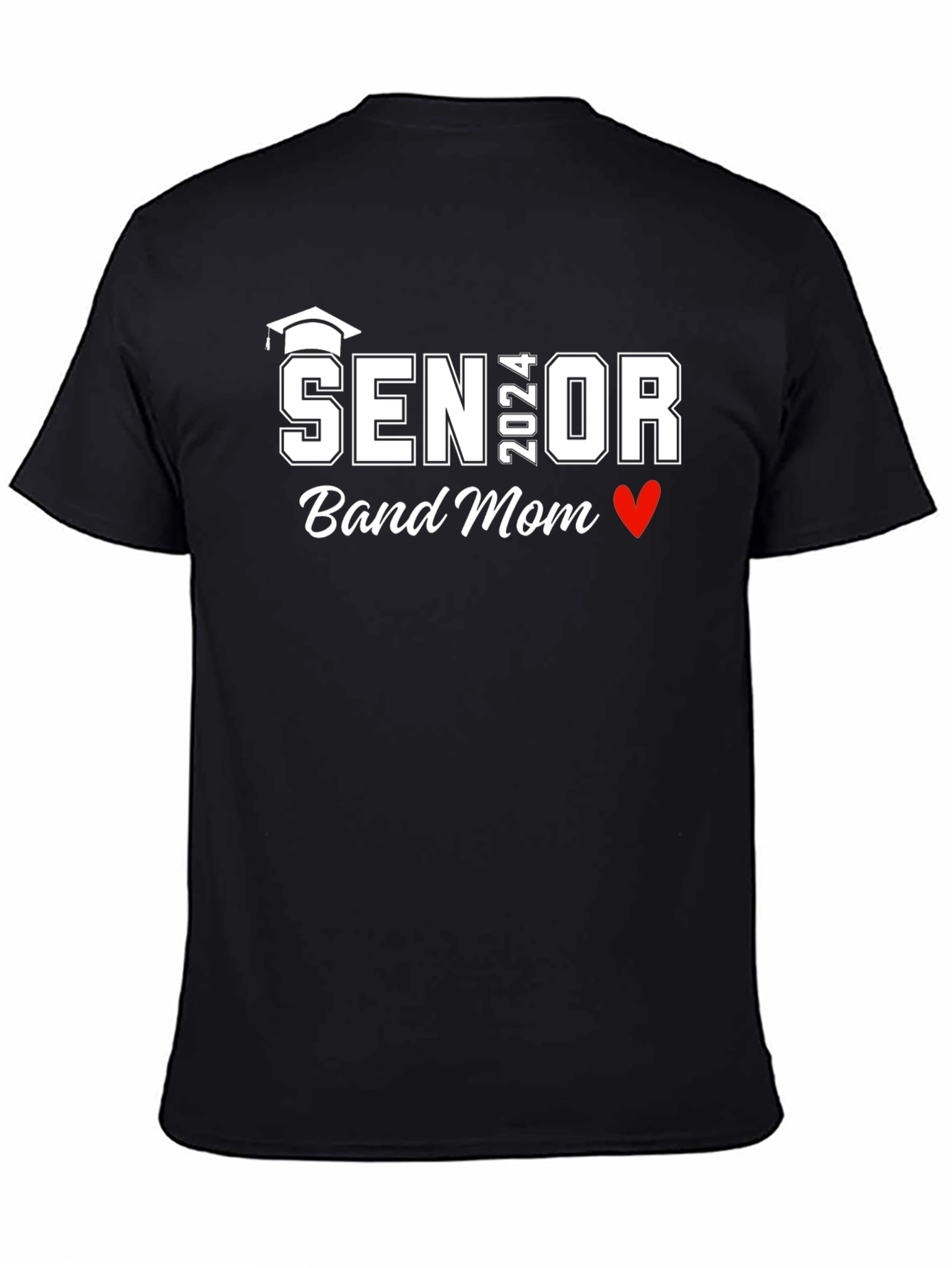 Senior 2024 Band Mom Graphic Tee