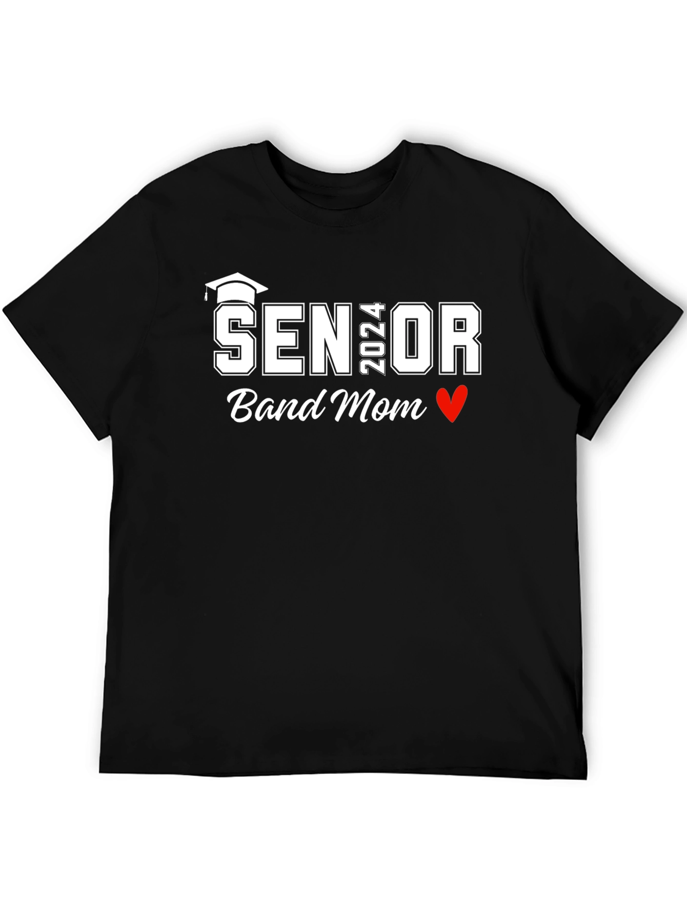 Senior 2024 Band Mom Graphic Tee