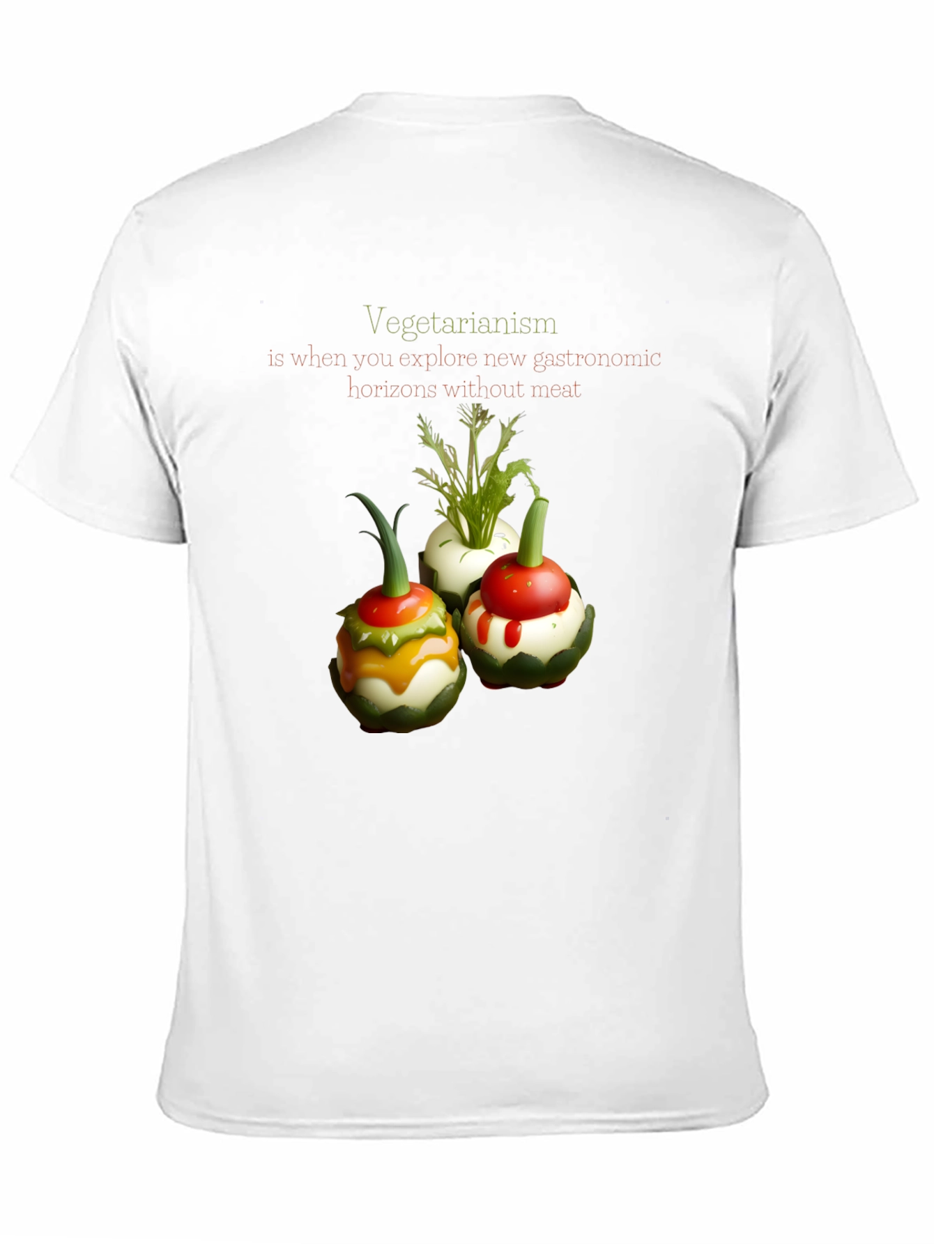Vegetarian Gastronomy T-Shirt - Unique Design