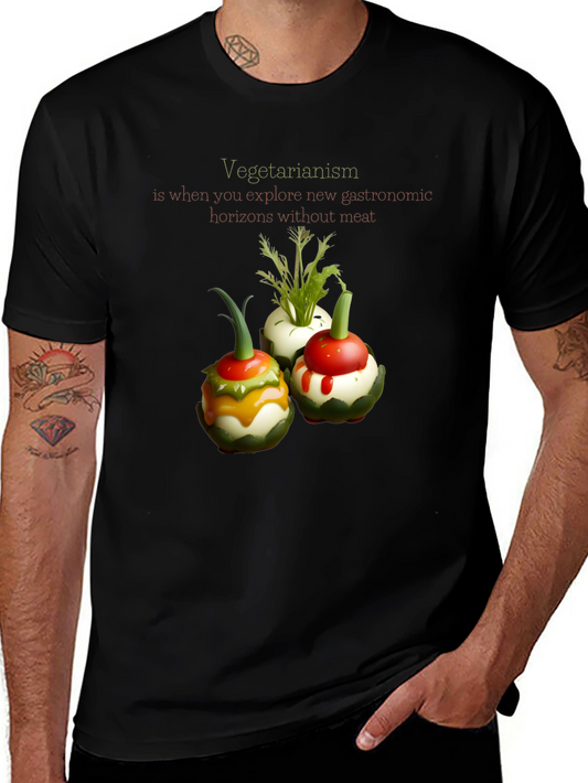 Vegetarian Gastronomy T-Shirt - Unique Design