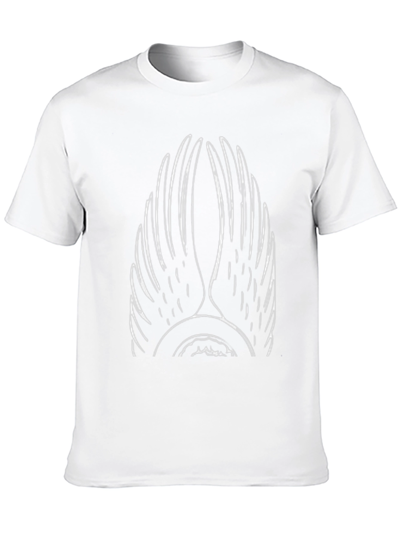 Wings Graphic Tee - Stylish Black Cotton Shirt
