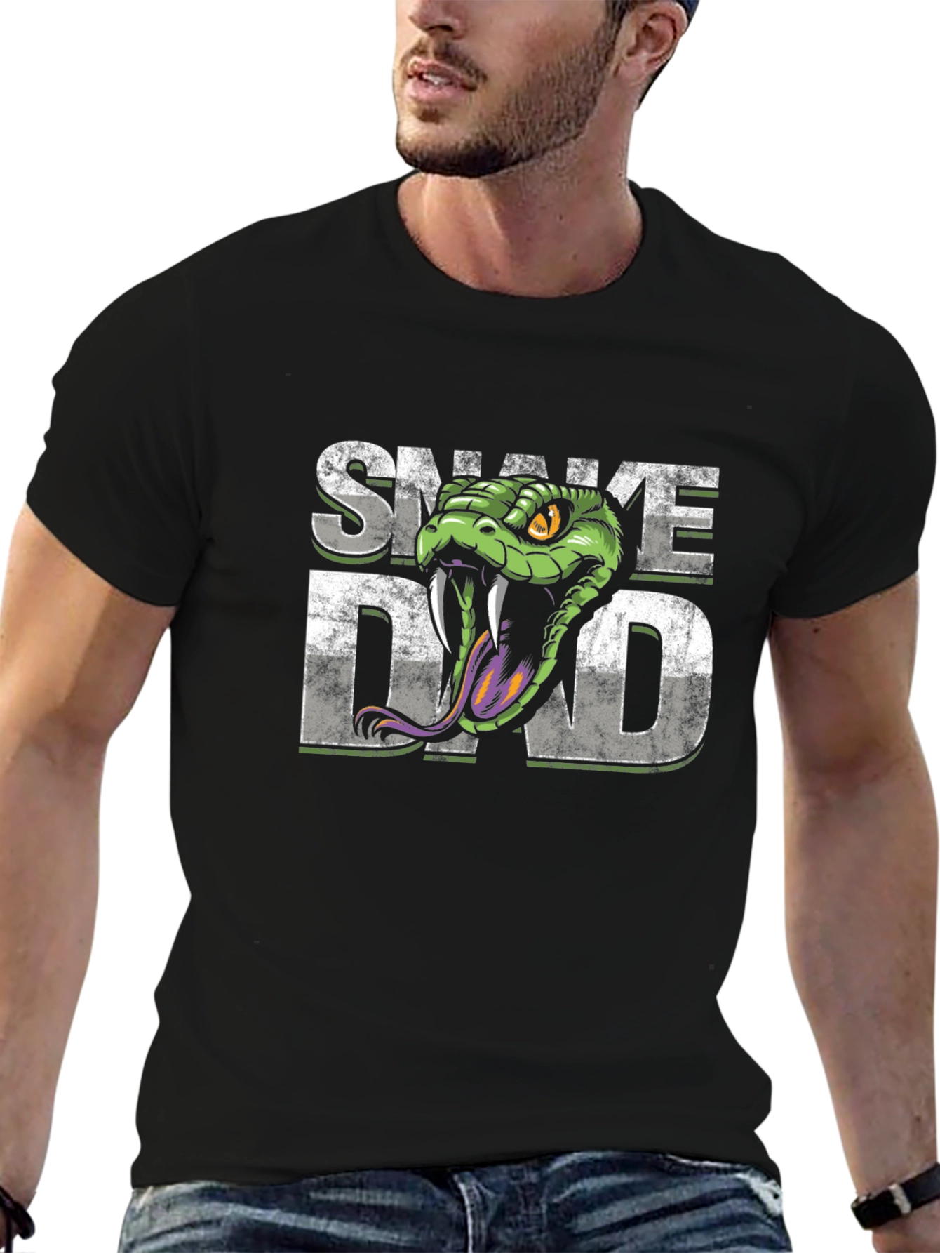 Snake Dad T-Shirt - Reptile Lover Tee