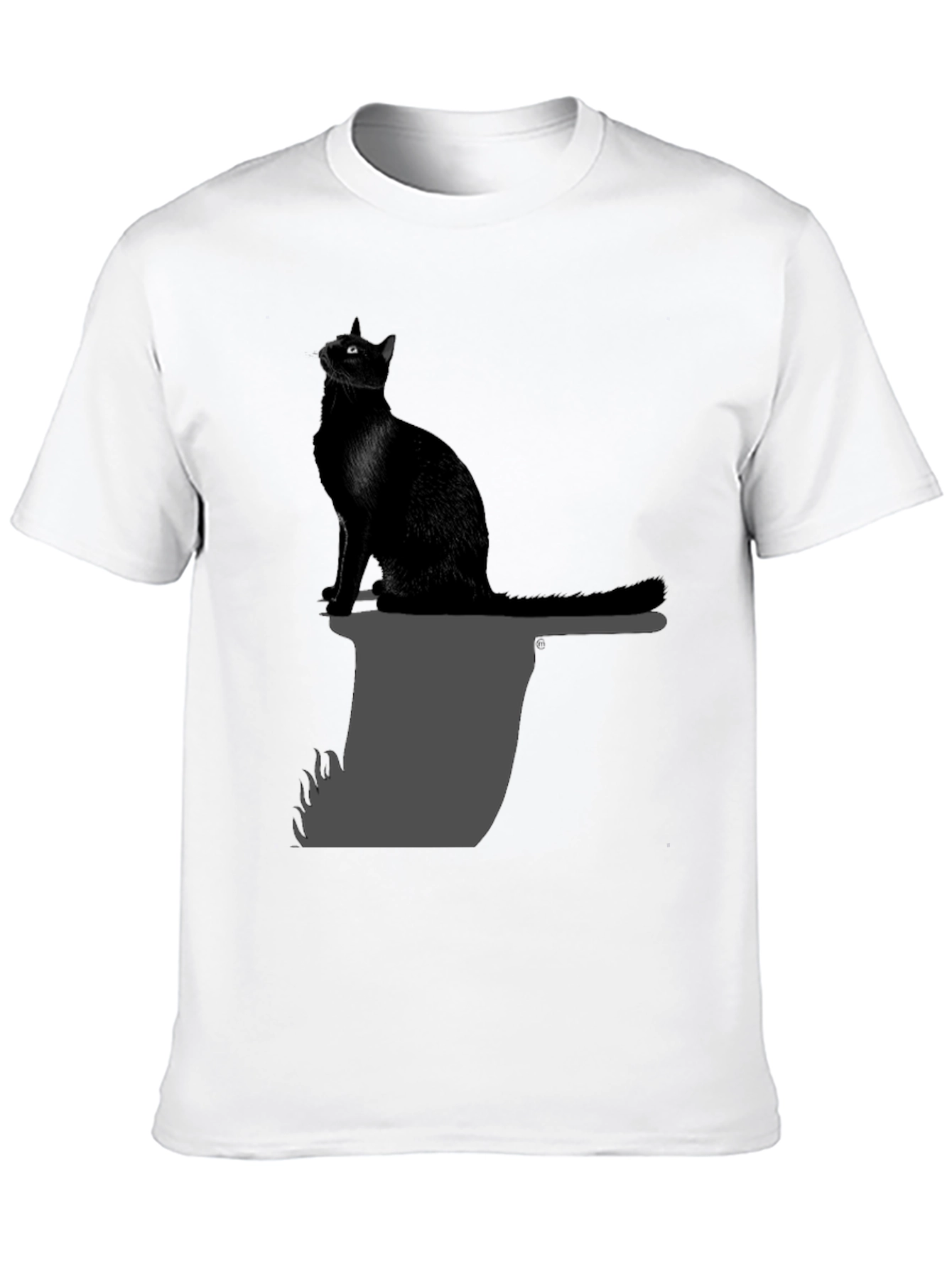 Black Cat on Axe T-Shirt