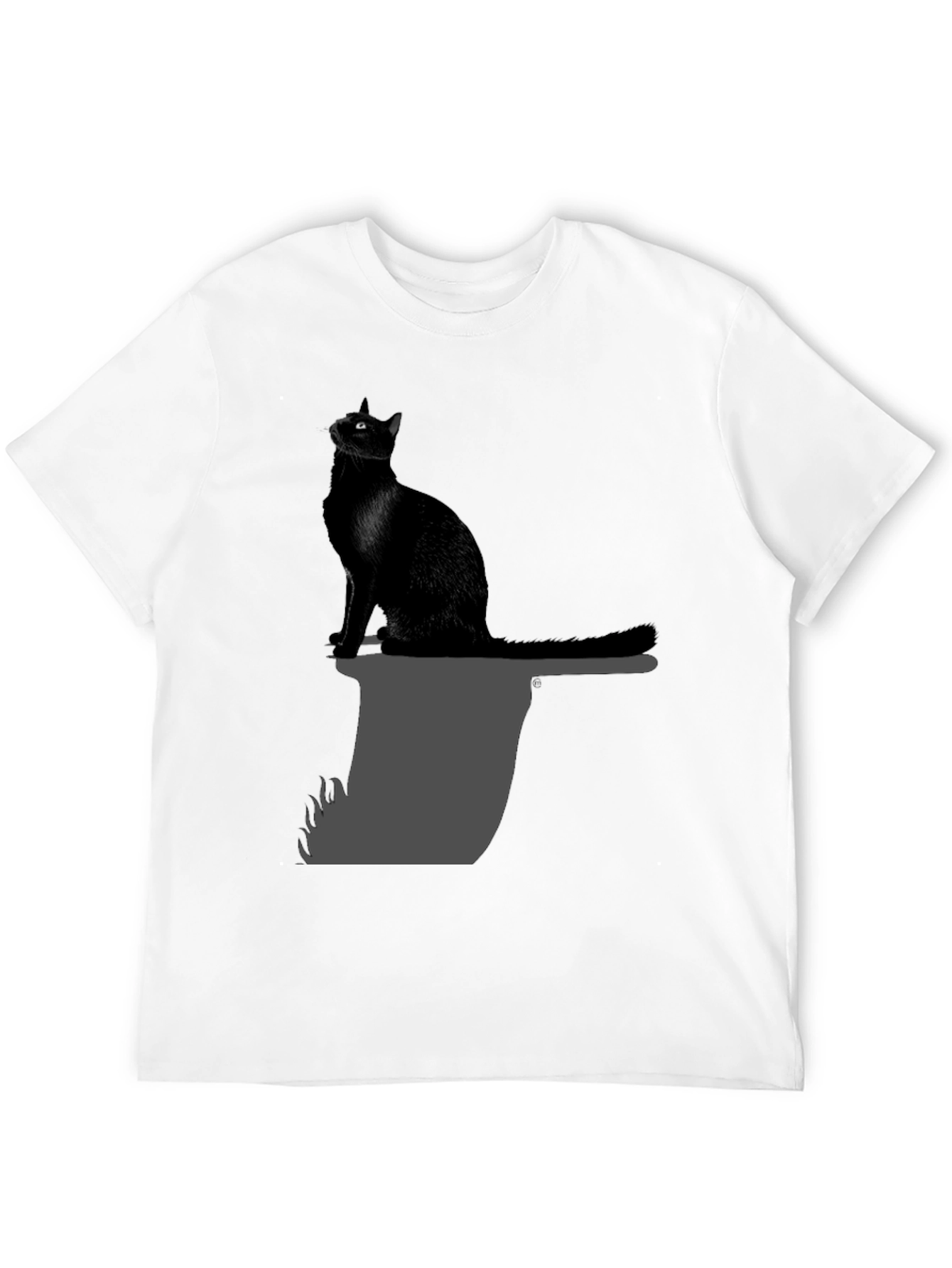 Black Cat on Axe T-Shirt