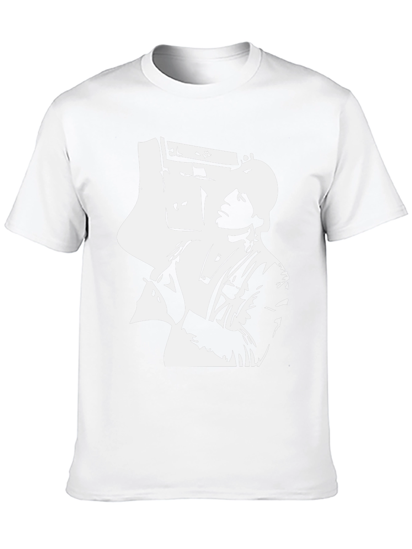 Retro Boombox Graphic Black T-Shirt