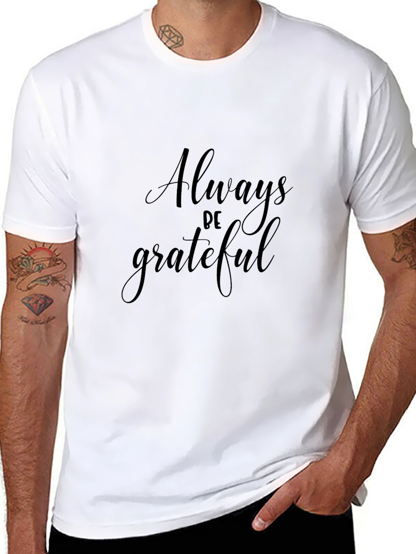 Always Be Grateful Black T-Shirt