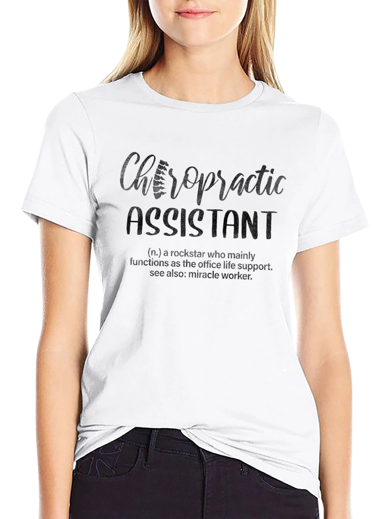 Chiropractic Assistant Definition T-Shirt