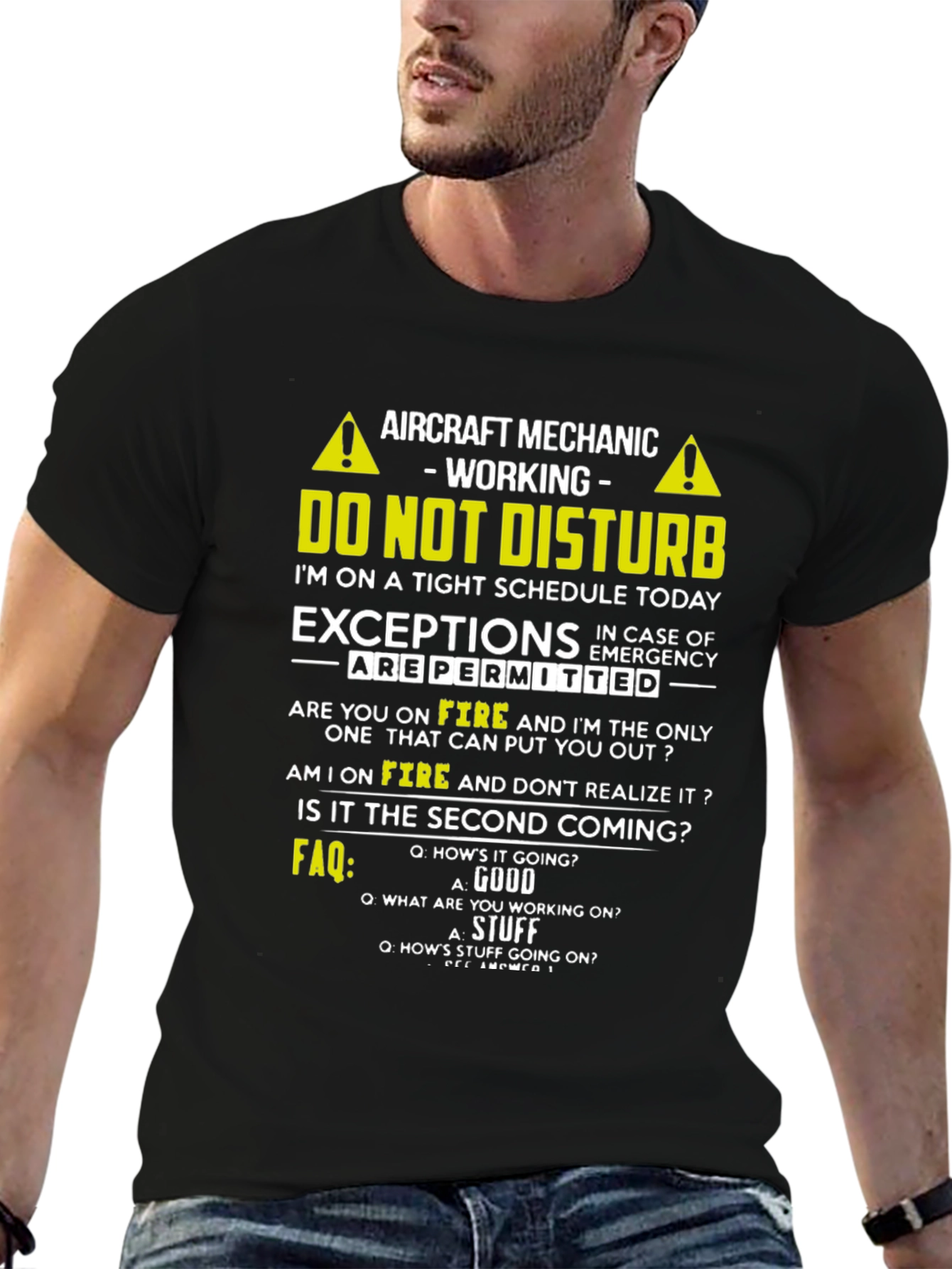Aircraft Mechanic T-Shirt - Do Not Disturb