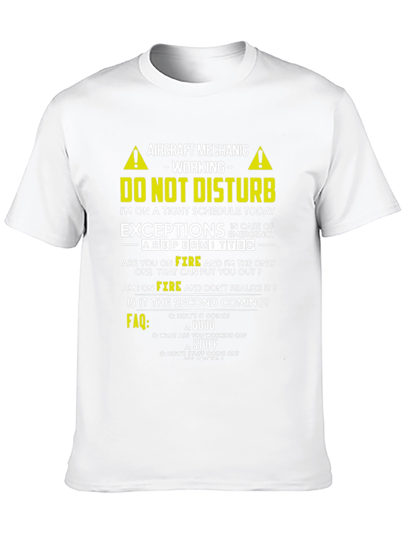 Aircraft Mechanic T-Shirt - Do Not Disturb