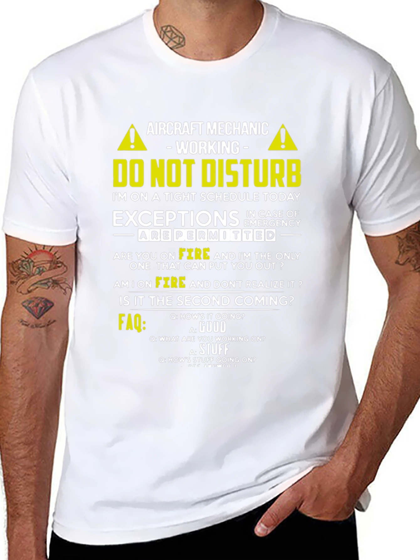 Aircraft Mechanic T-Shirt - Do Not Disturb