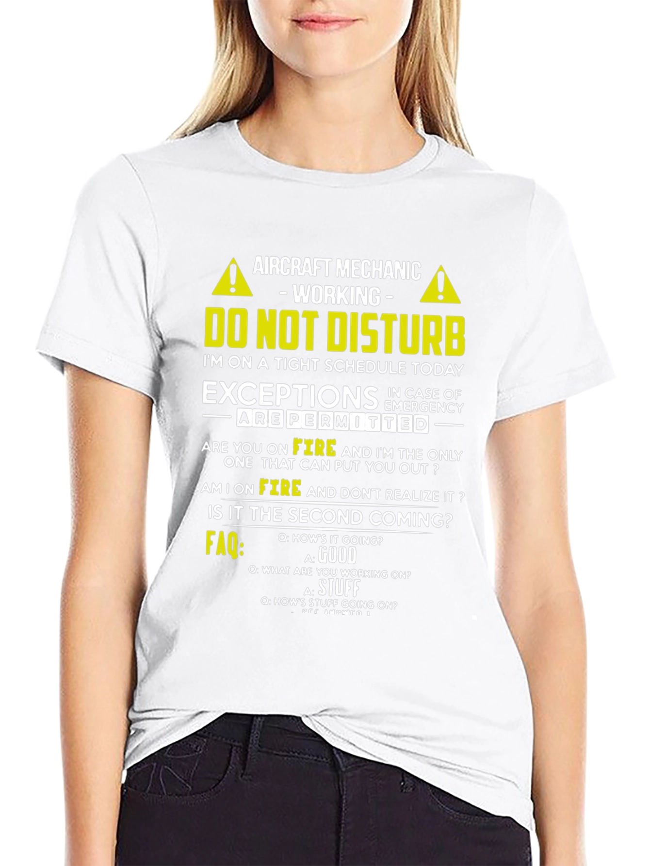 Aircraft Mechanic T-Shirt - Do Not Disturb