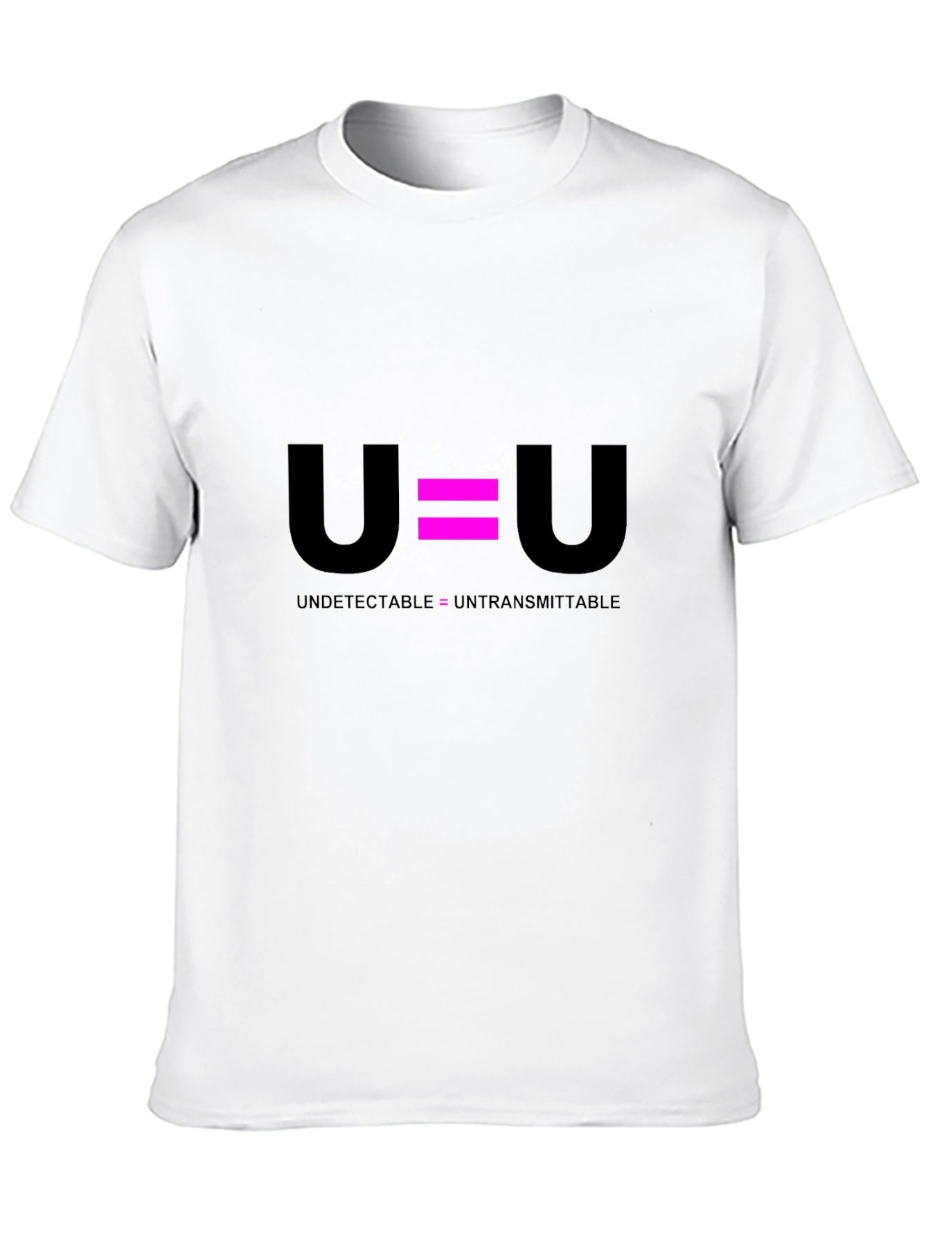 U=U Undetectable Untransmittable Black T-Shirt