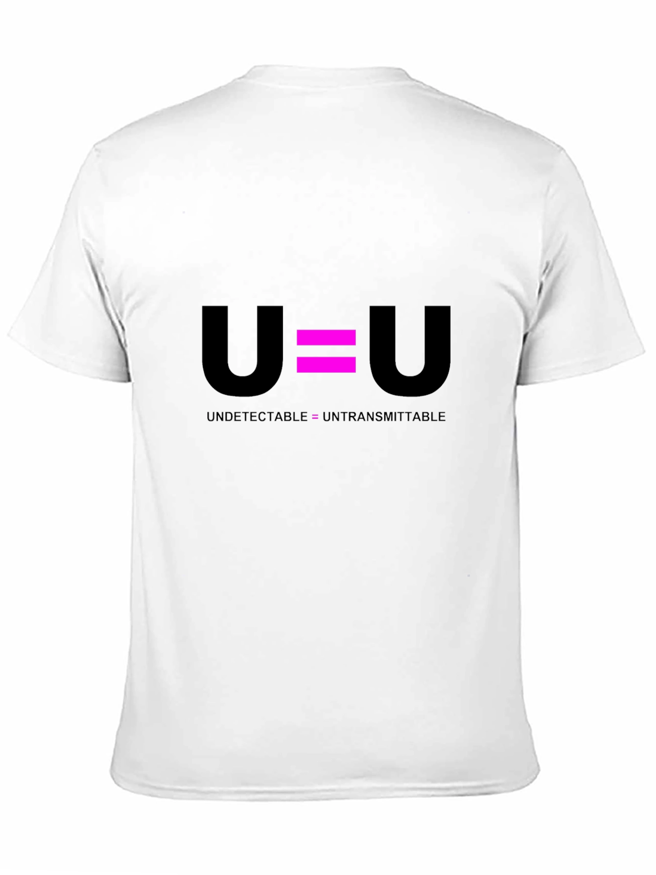 U=U Undetectable Untransmittable Black T-Shirt
