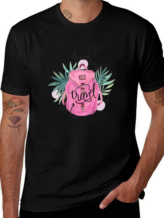 Travel Backpack Graphic T-Shirt