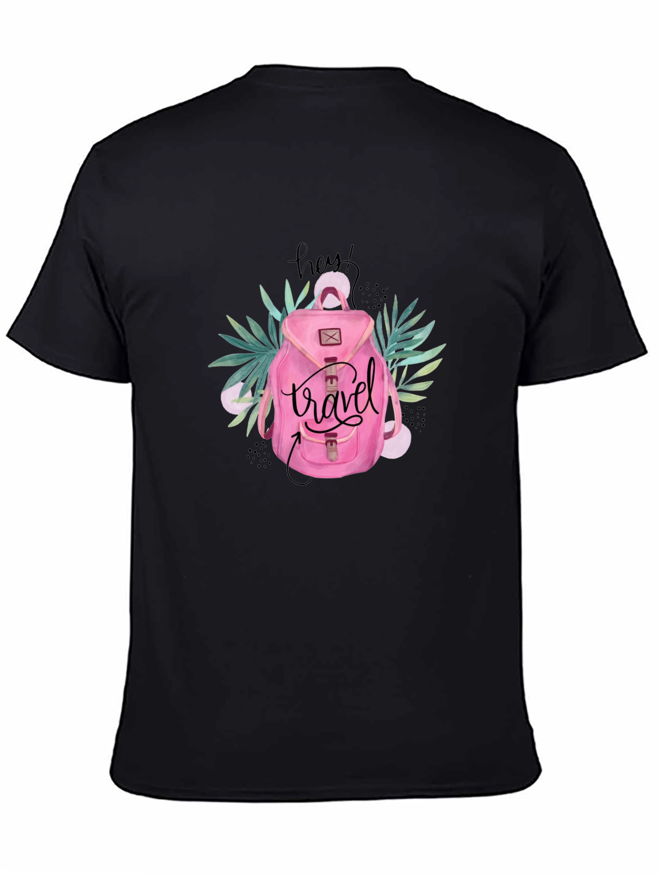 Travel Backpack Graphic T-Shirt