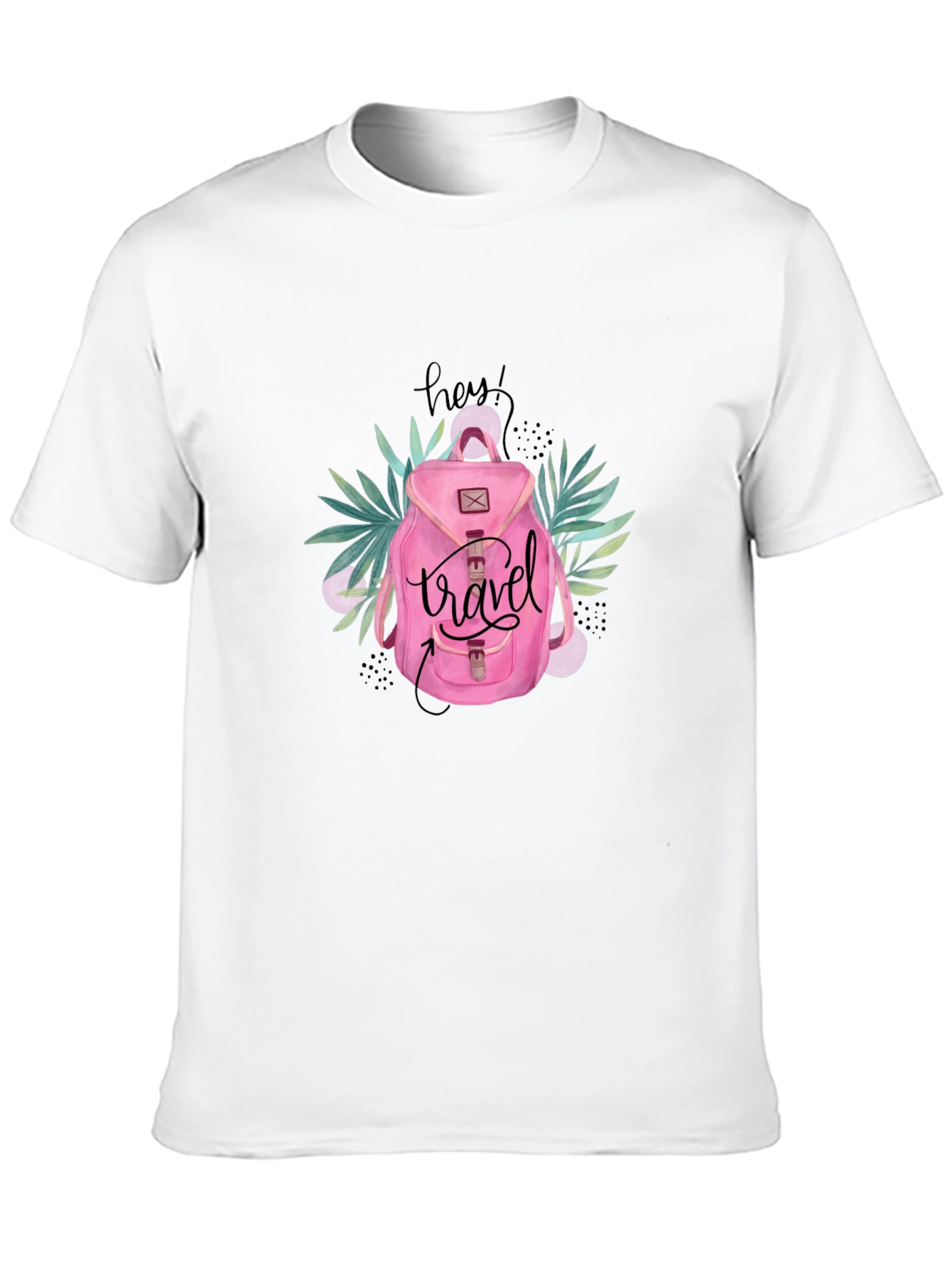 Travel Backpack Graphic T-Shirt