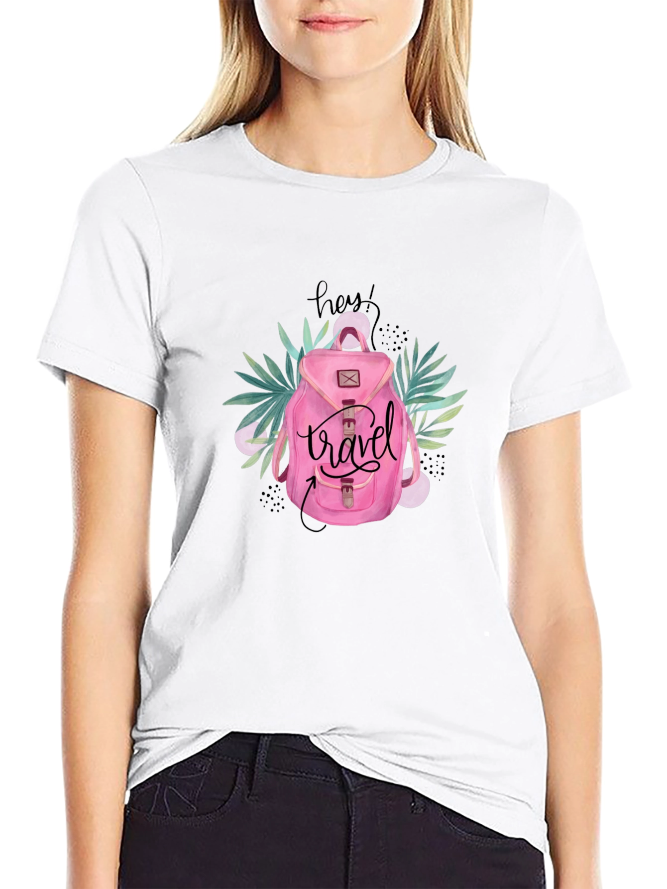 Travel Backpack Graphic T-Shirt