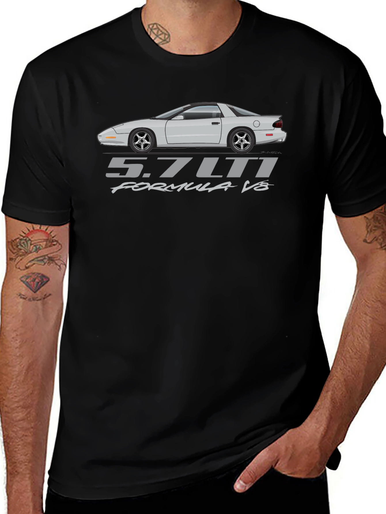 5.7 LTI Formula V8 Car T-Shirt