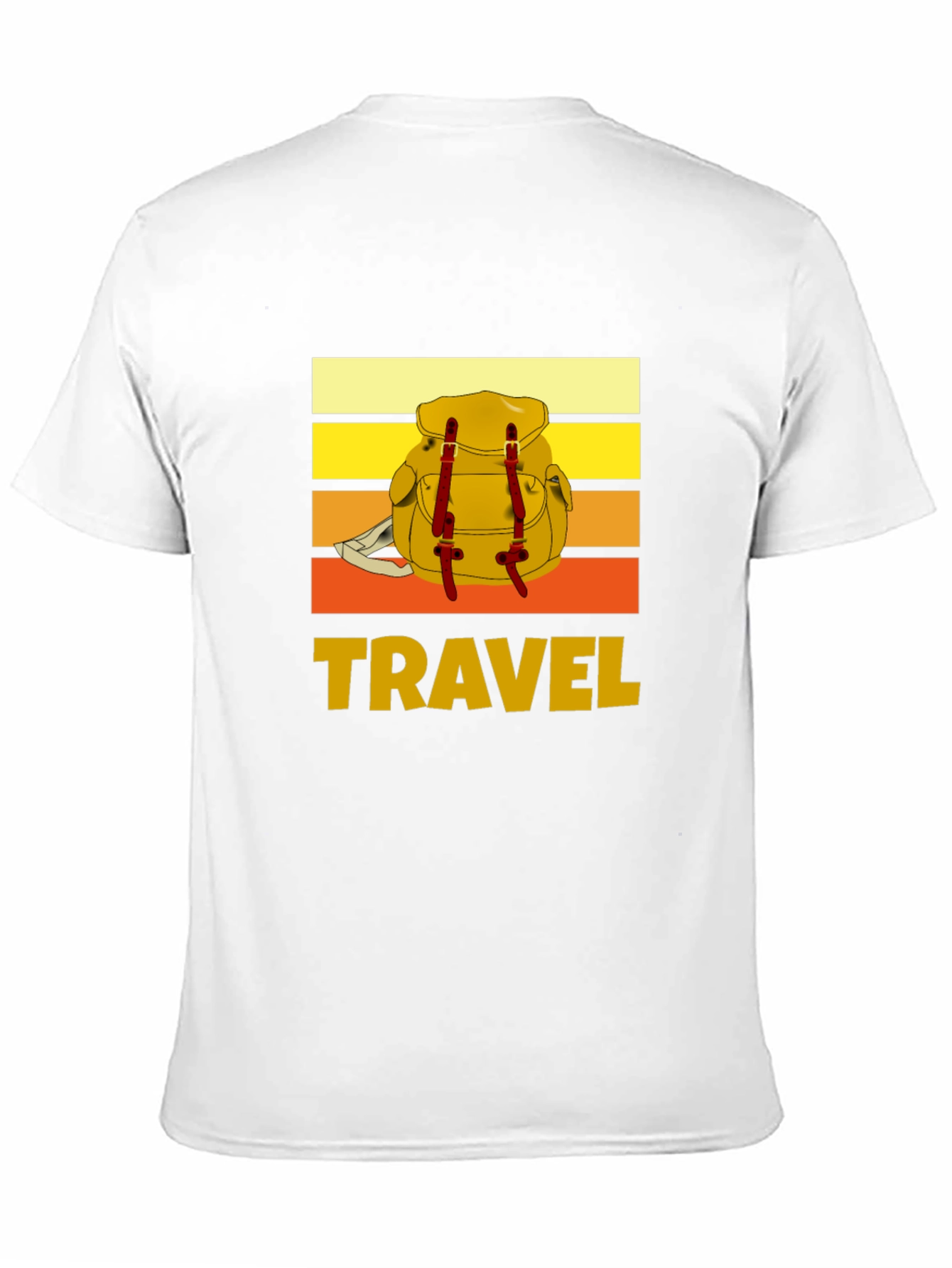 Travel Backpack Graphic Tee - Adventure Ready