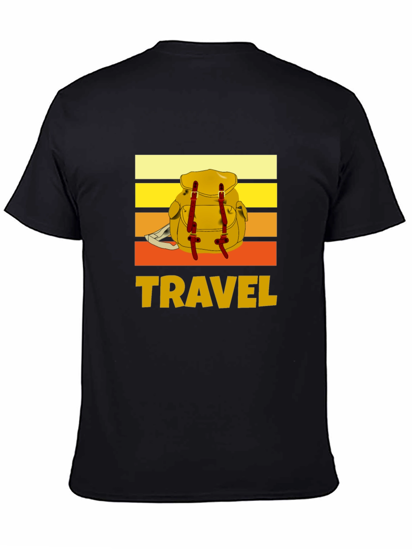 Travel Backpack Graphic Tee - Adventure Ready