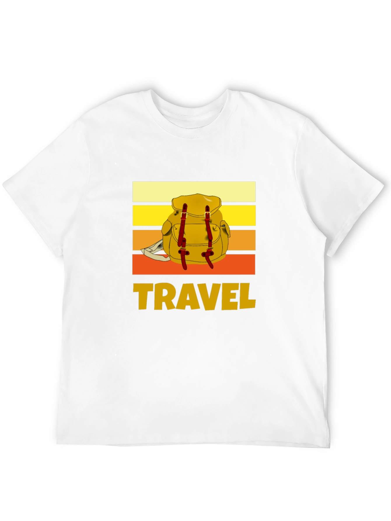 Travel Backpack Graphic Tee - Adventure Ready