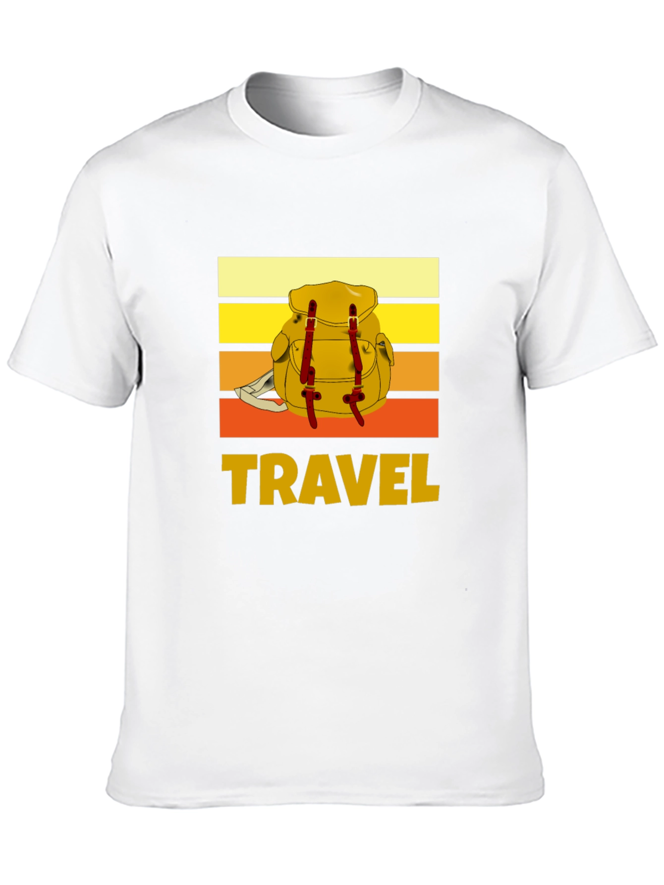 Travel Backpack Graphic Tee - Adventure Ready