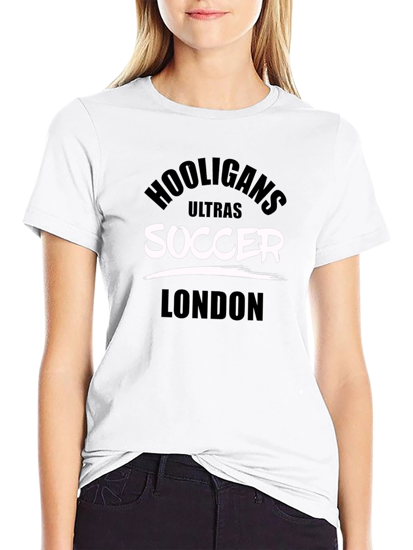 Hooligans Soccer London Graphic Tee