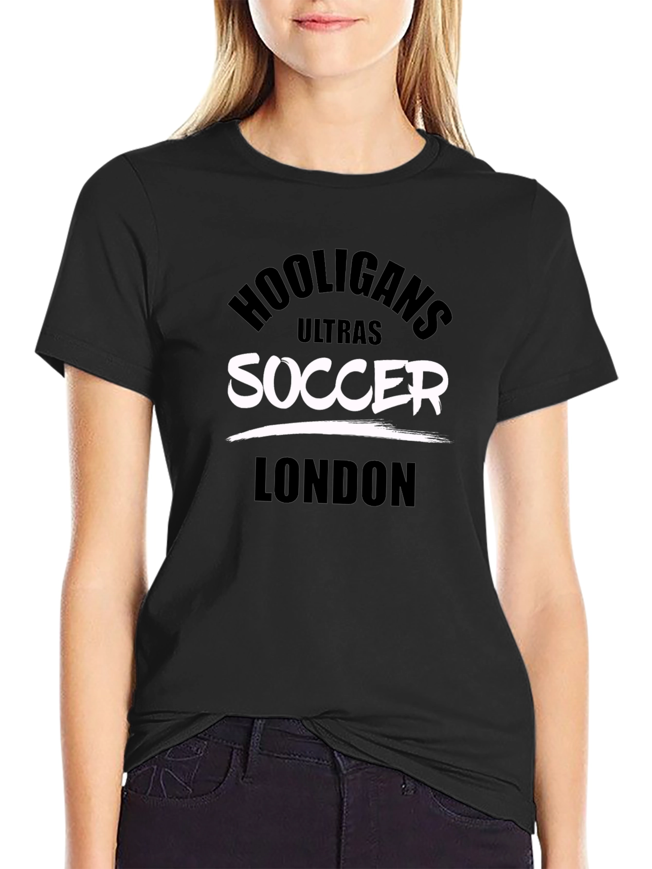 Hooligans Soccer London Graphic Tee