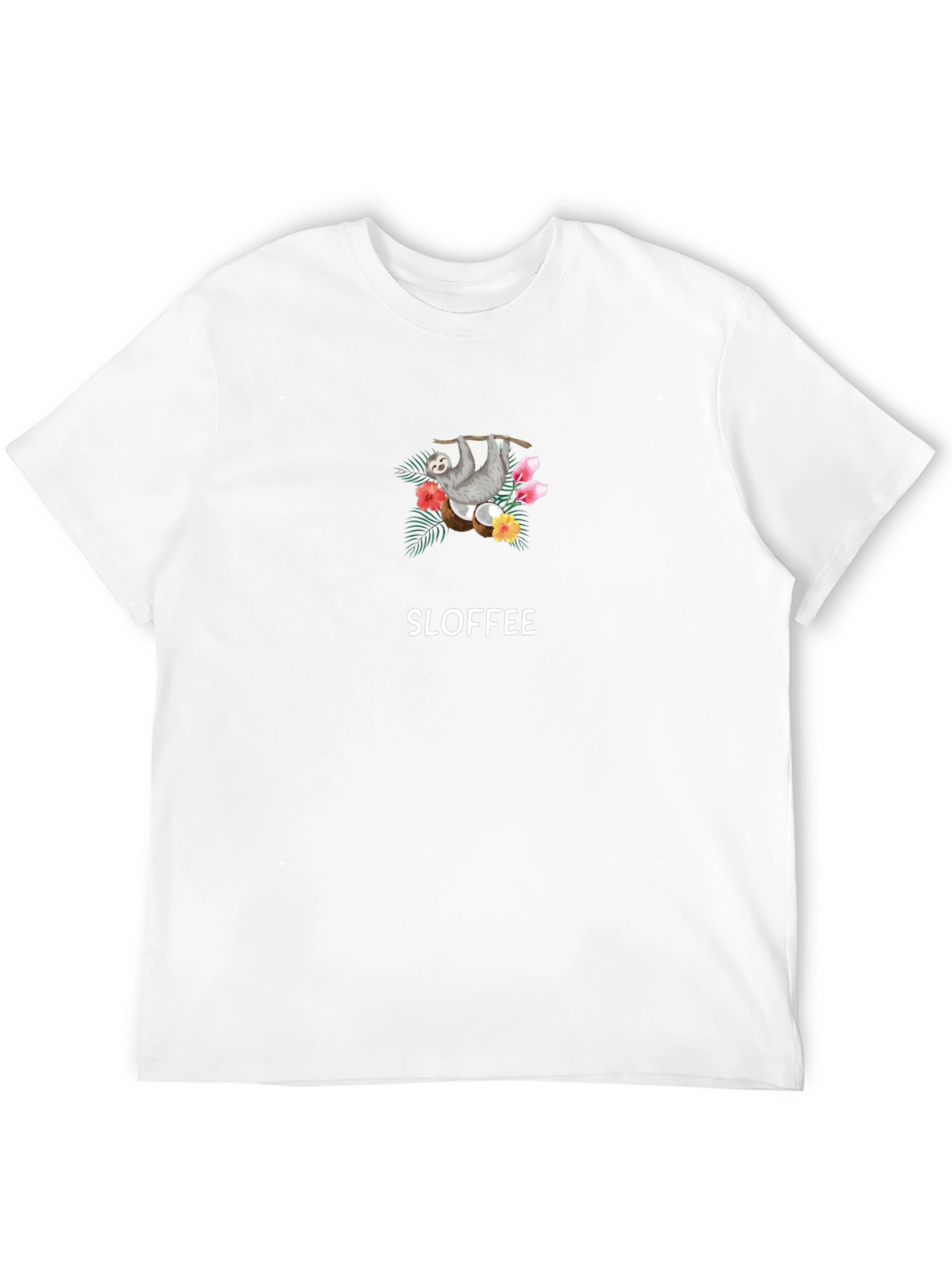 Sloth & Coffee T-Shirt - Sloffee Graphic Tee