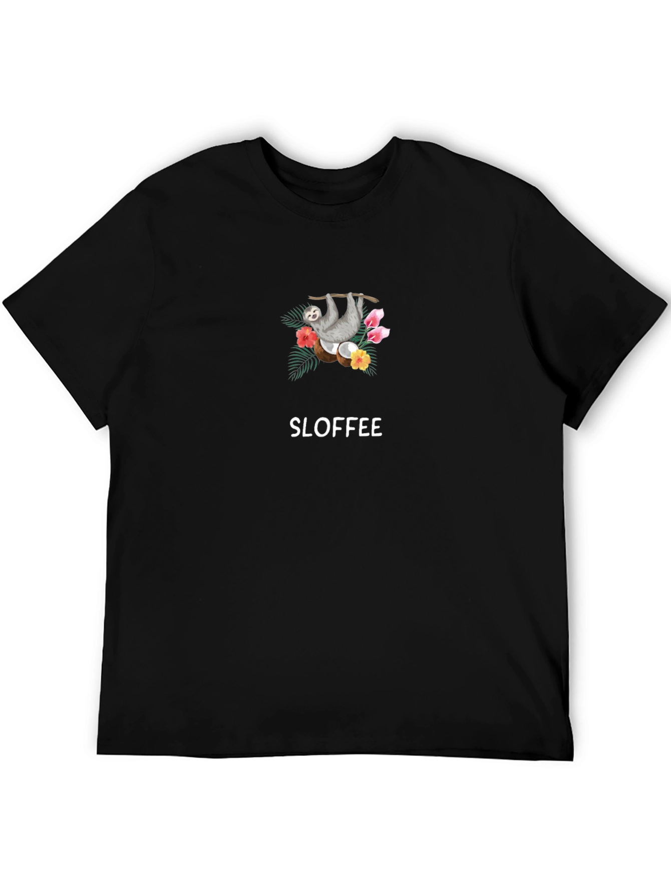 Sloth & Coffee T-Shirt - Sloffee Graphic Tee