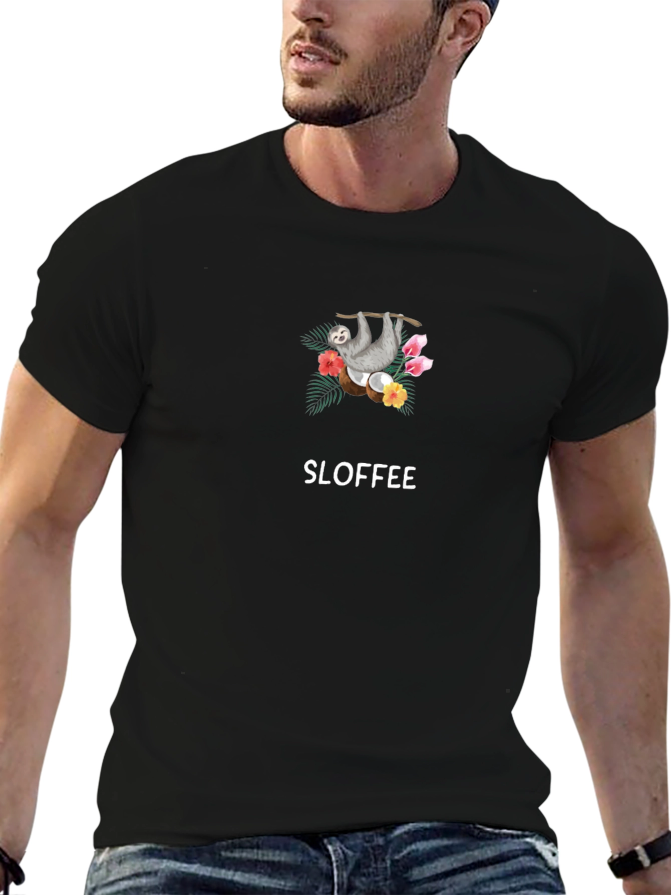 Sloth & Coffee T-Shirt - Sloffee Graphic Tee