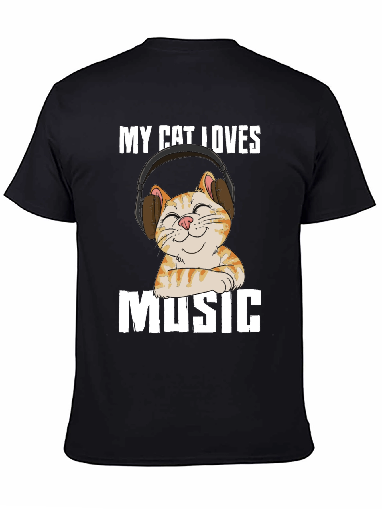 My Cat Loves Music T-Shirt