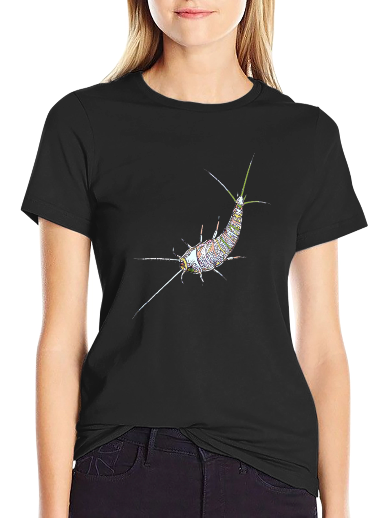 Silverfish Graphic T-Shirt - Mens Black Tee