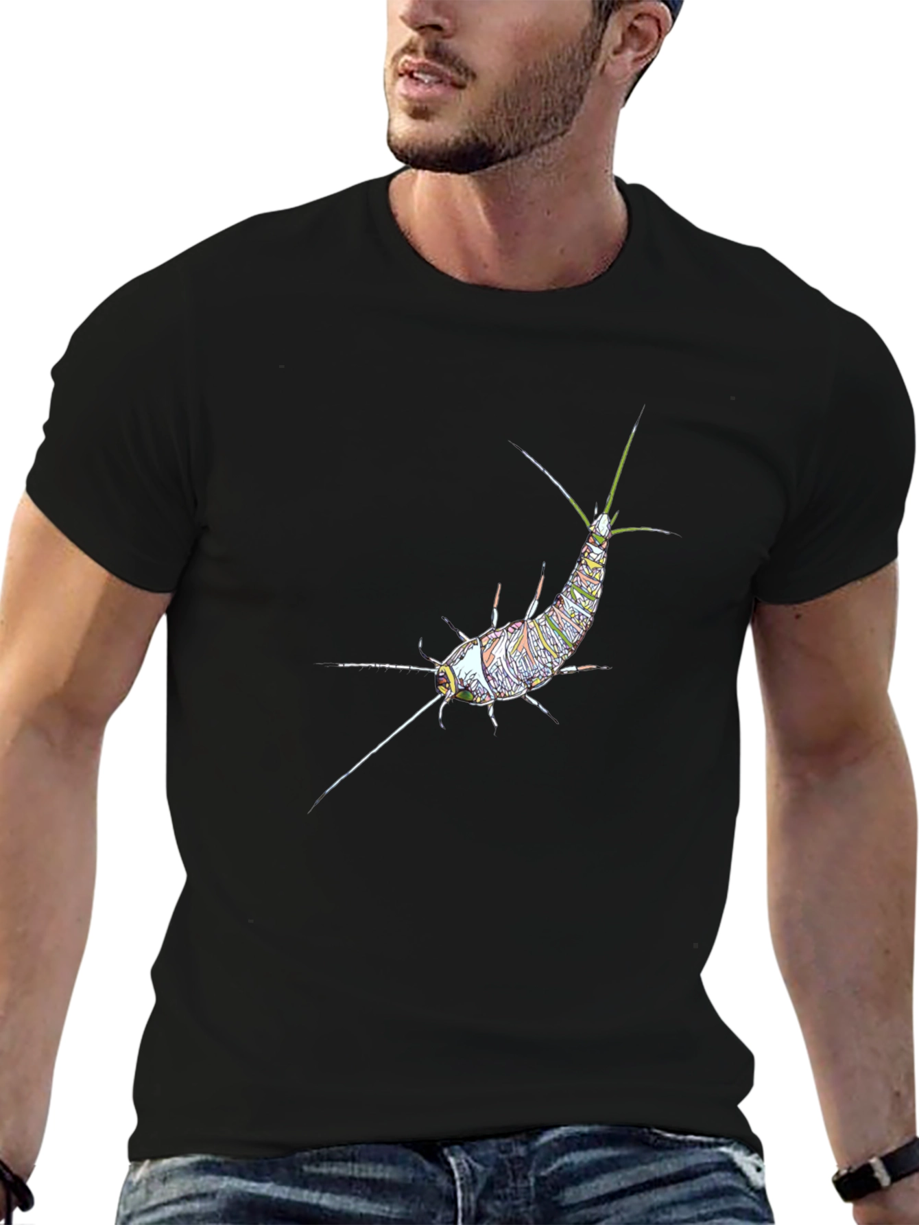 Silverfish Graphic T-Shirt - Mens Black Tee