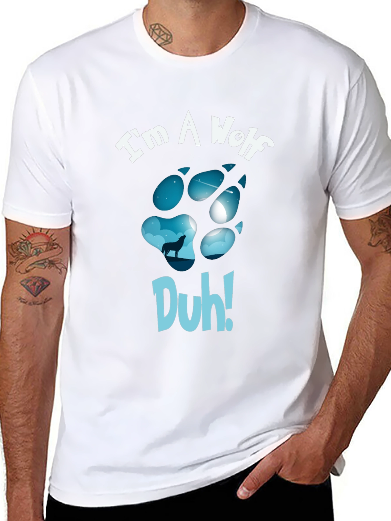 Im A Wolf Duh! Graphic Tee