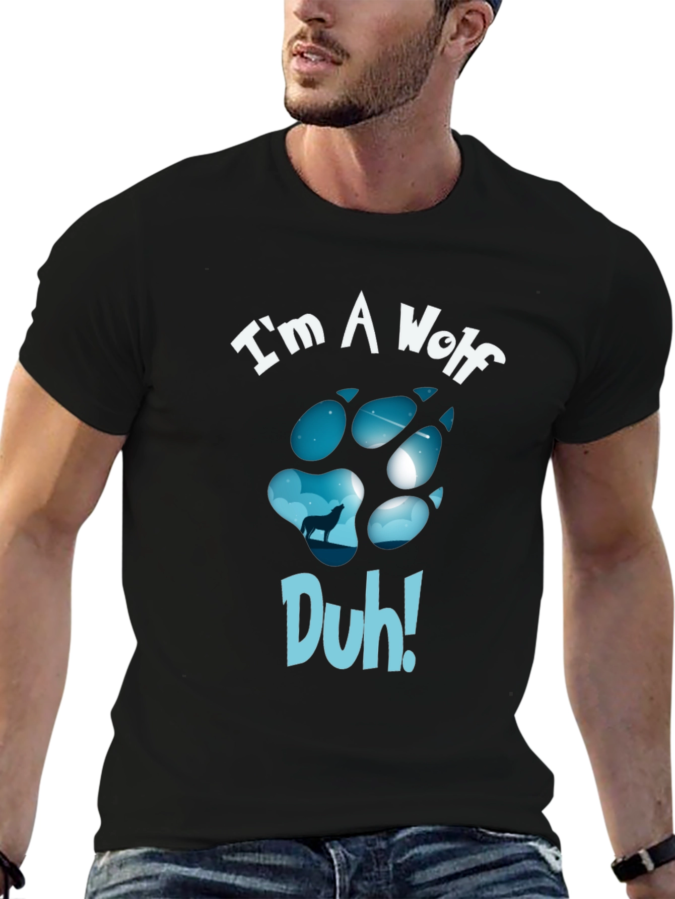 Im A Wolf Duh! Graphic Tee
