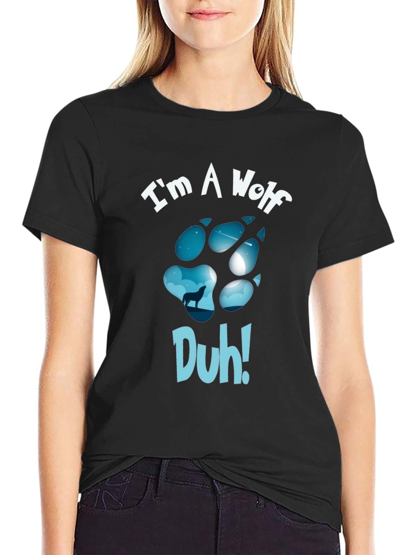 Im A Wolf Duh! Graphic Tee