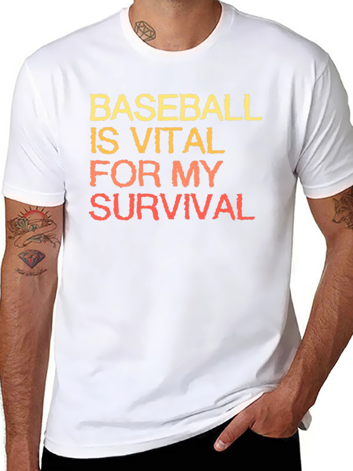 Baseball is Vital T-Shirt - Black