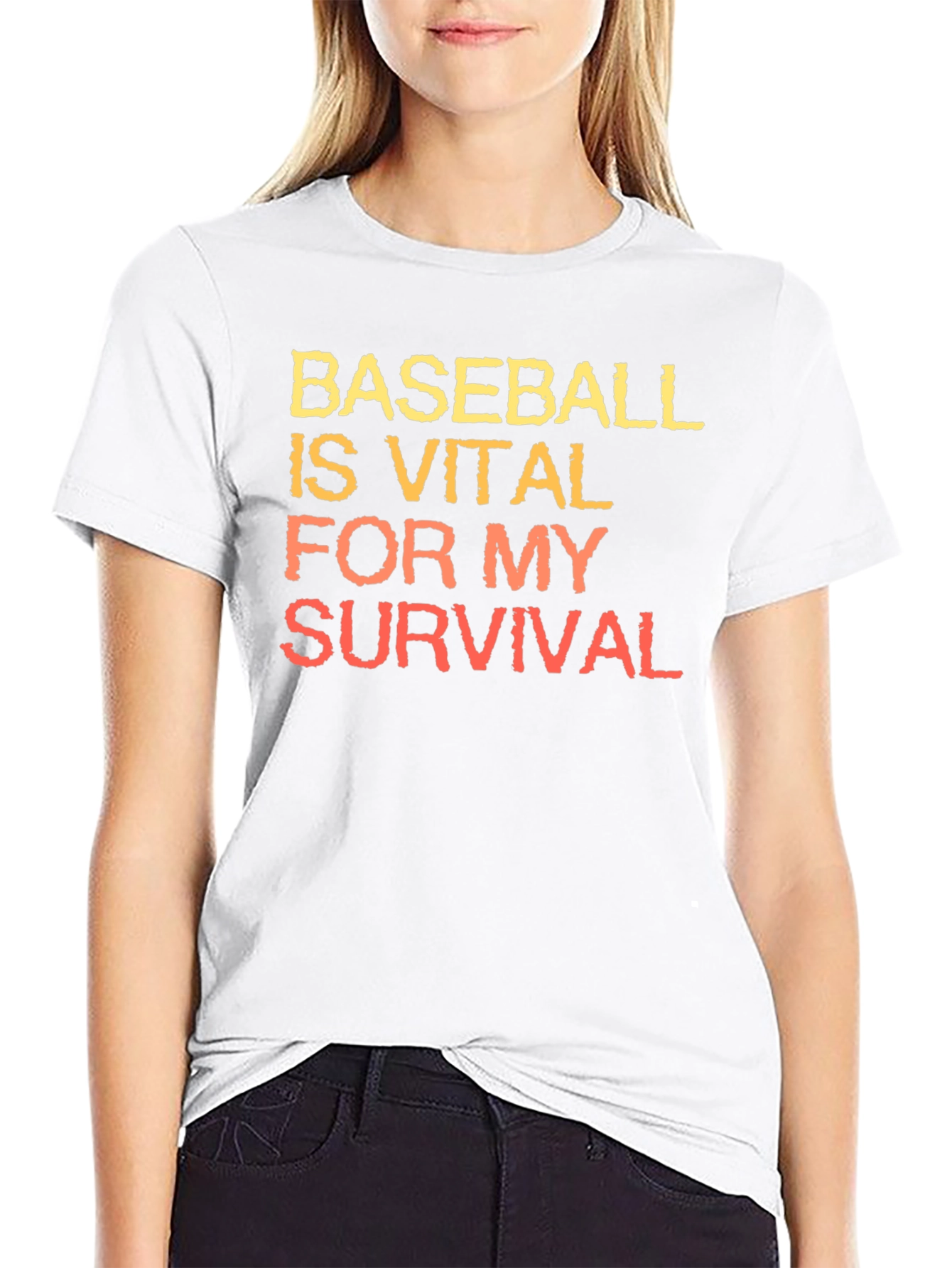 Baseball is Vital T-Shirt - Black