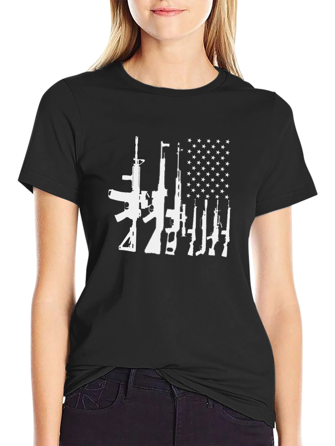 American Flag Gun Rights T-Shirt