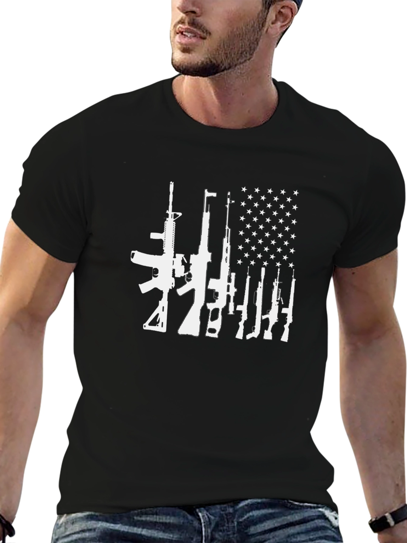 American Flag Gun Rights T-Shirt